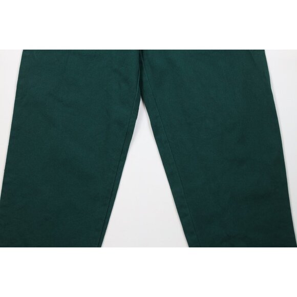 Deadstock Vintage 90s Boss Mens 29x34 Baggy Fit Skateboard Denim Jeans Green USA - Picture 3 of 15